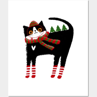 The Christmas Cat Posters and Art